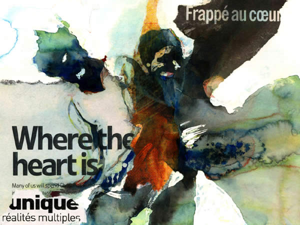 Frappé au coeur