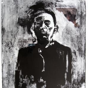 Portrait anonyme (avec collage)