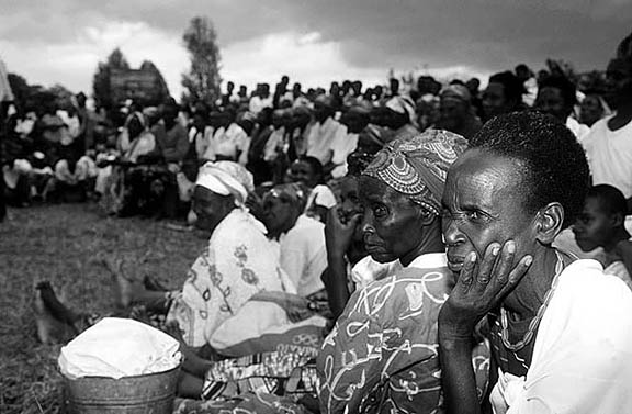 Meeting of the widows because of the genocide in Taba